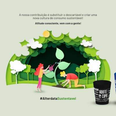 Copos descartáveis